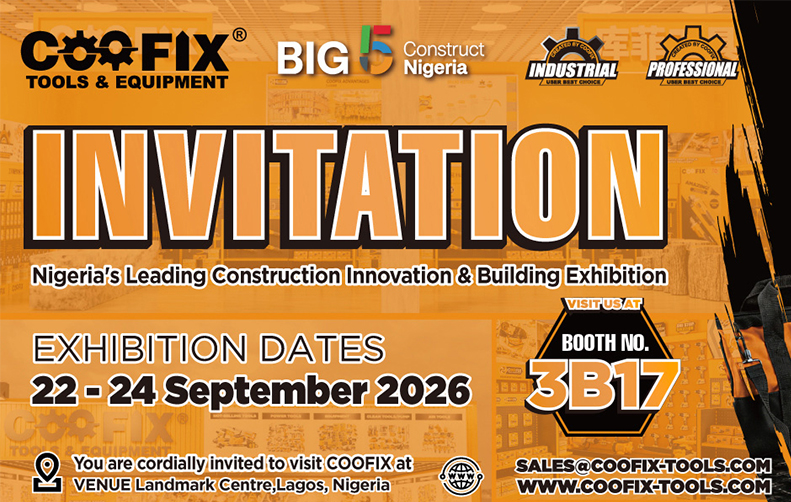 COOFIX Exhibits at Big 5 Nigeria 2026